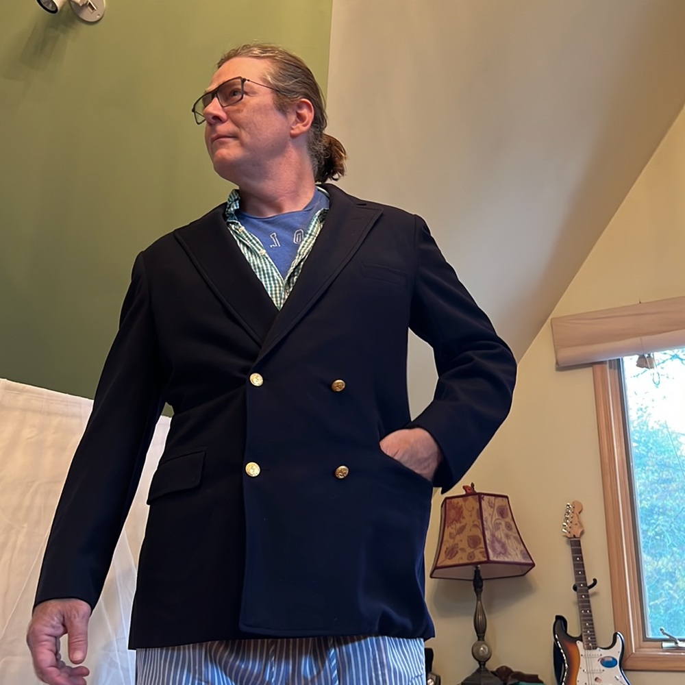 Vintage Bloomingdale’s Blazer, in arduis Fidel is buttons, 1960’s - Picture 3 of 7
